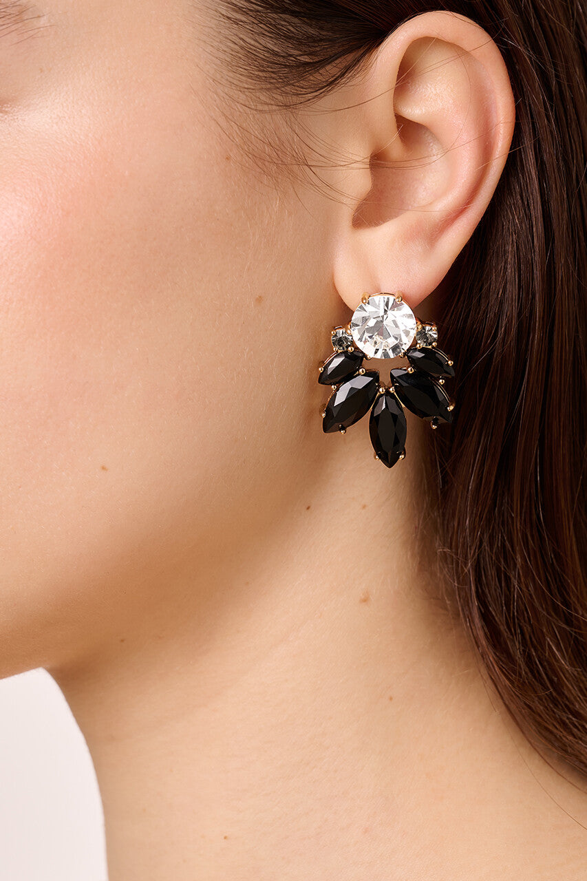Dyr/berg/Kern Drago Earring in Black