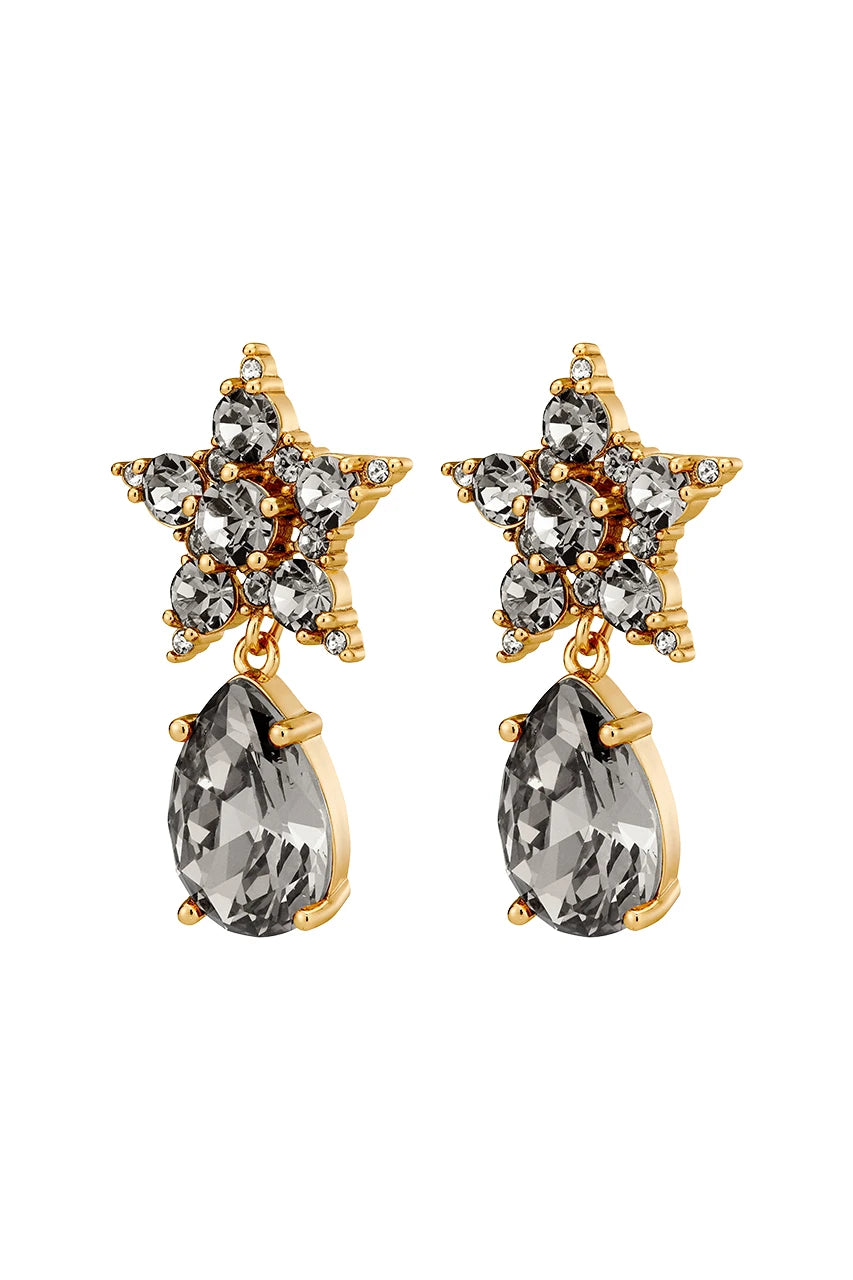 Dyrberg/Kern Hydra Earrings in Grey-Cameo Boutique - Main Image