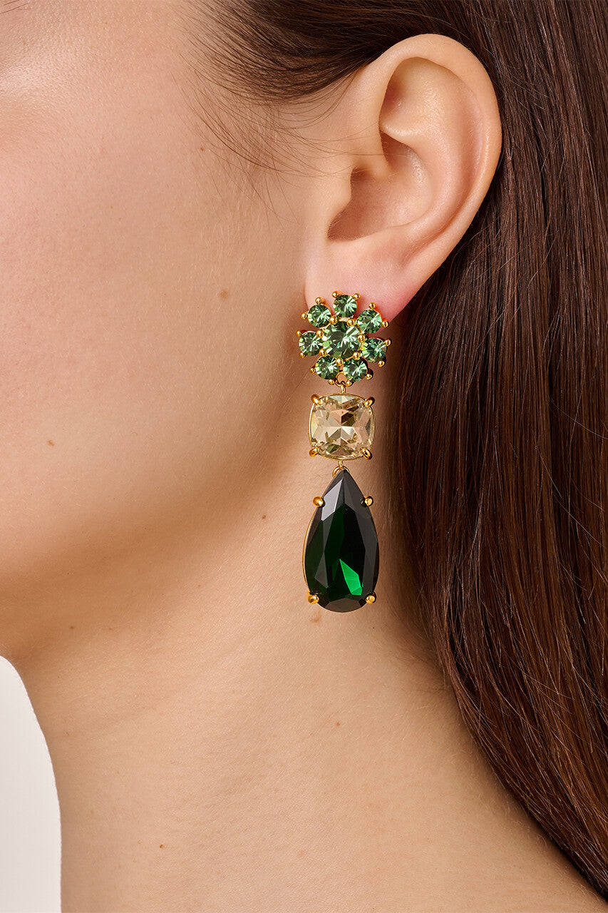 Dyrberg/Kern Misia Earring in Green
