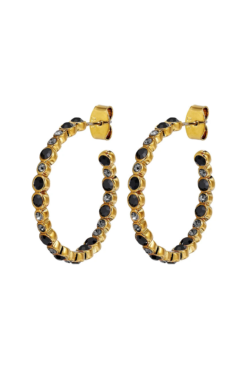 Dyrberg/Kern Nandita Hoop in Black