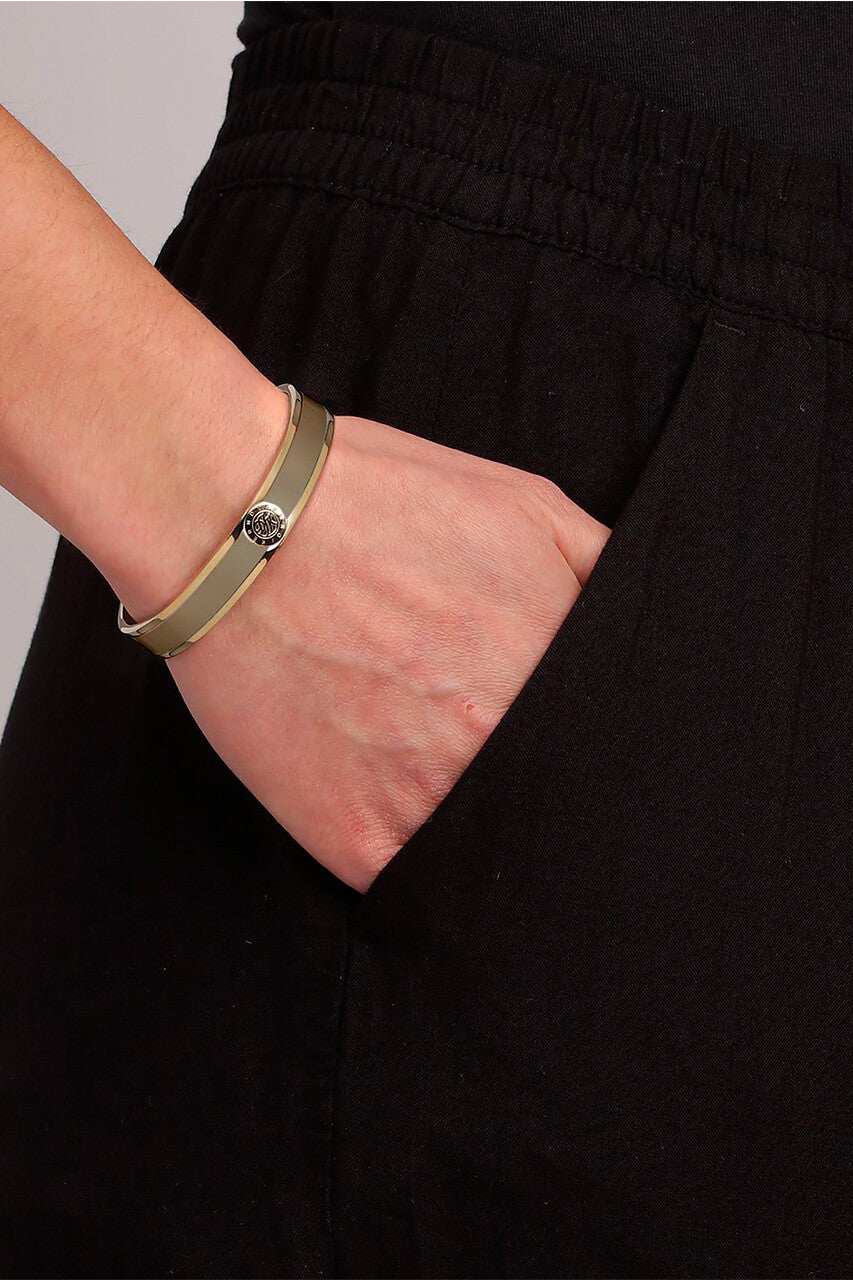 Dyrberg/Kern Pennika Bangle in Gold & Brown