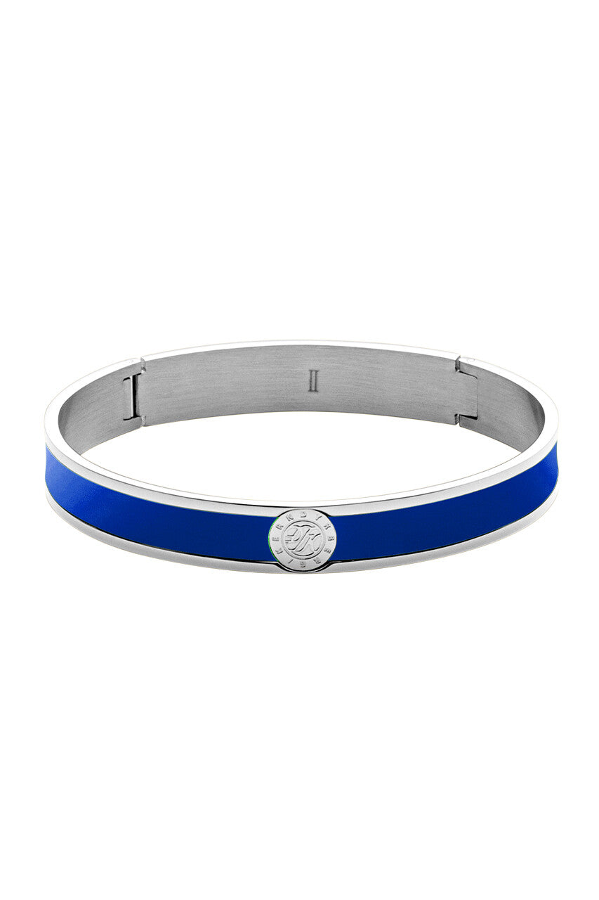 Dyrberg/Kern Pennika Bangle in Silver & Blue