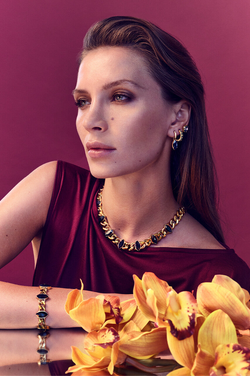 Dyrberg/Kern Punica Necklace in Black