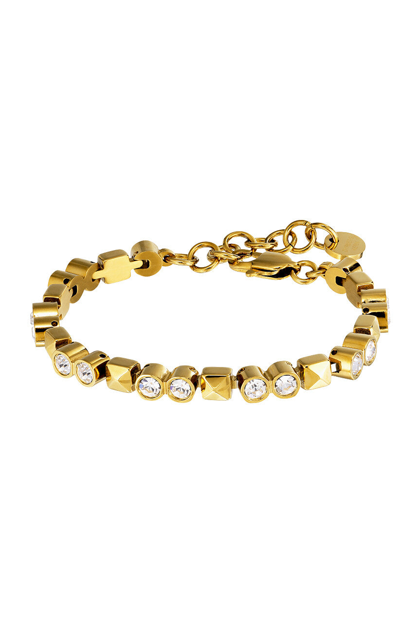 Dyrberg/Kern Rockstud Bracelet in Crystal