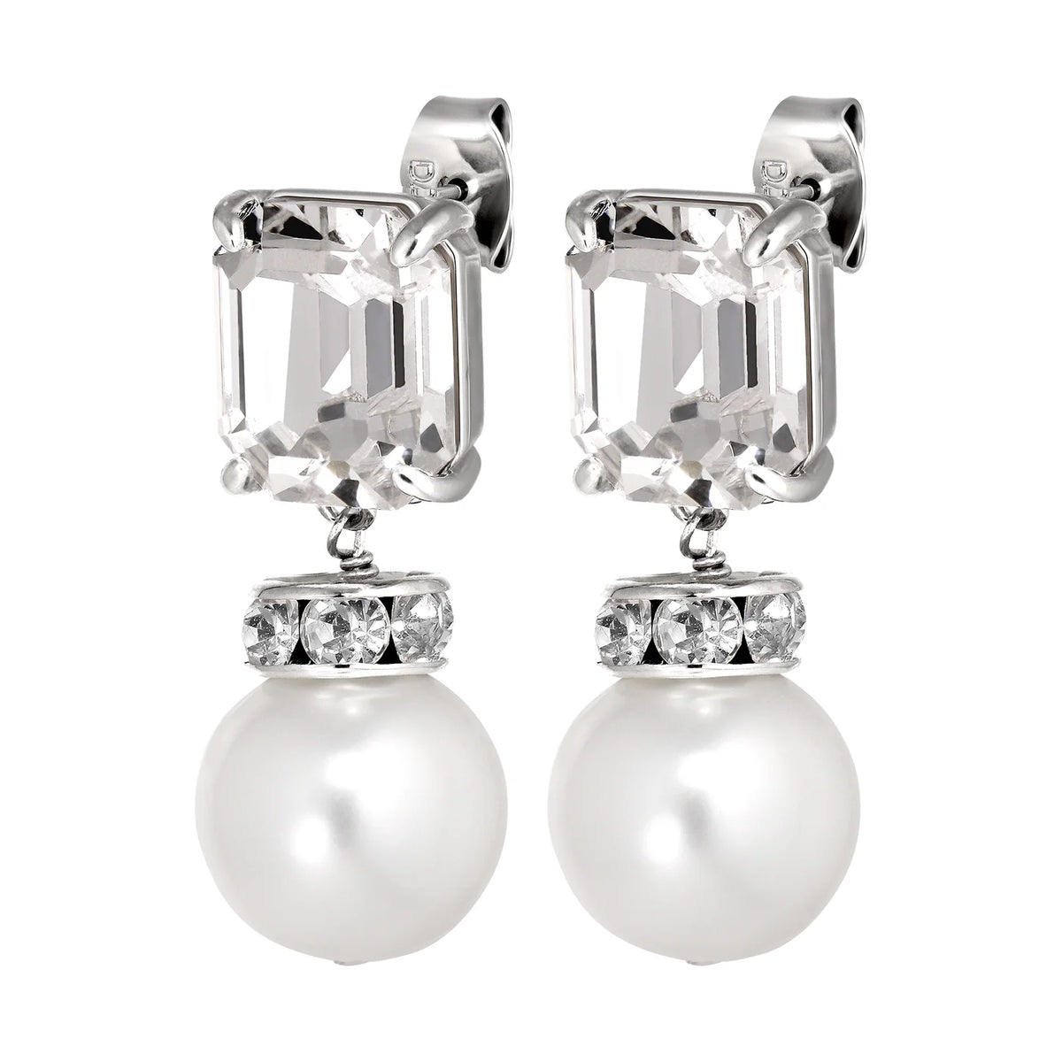 Dyrberg/Kern Wali Earring in Crystal/White