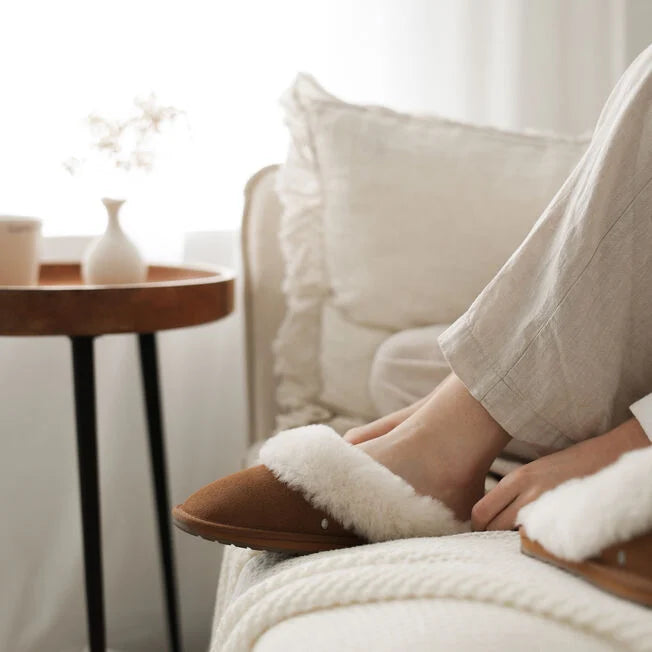 Emu Australia Jolie Slipper in Chestnut