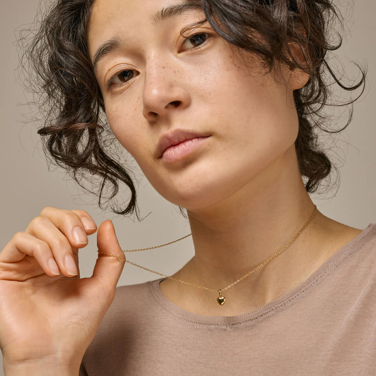 Enamel Copenhagen Amore Necklace in Red