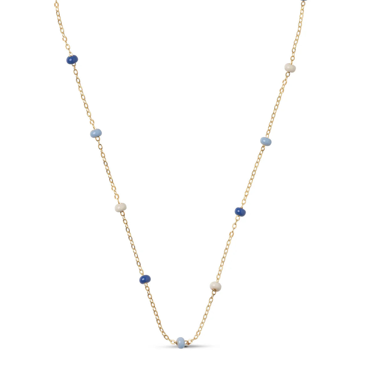 Enamel Copenhagen Lola Necklace in Marine Blue