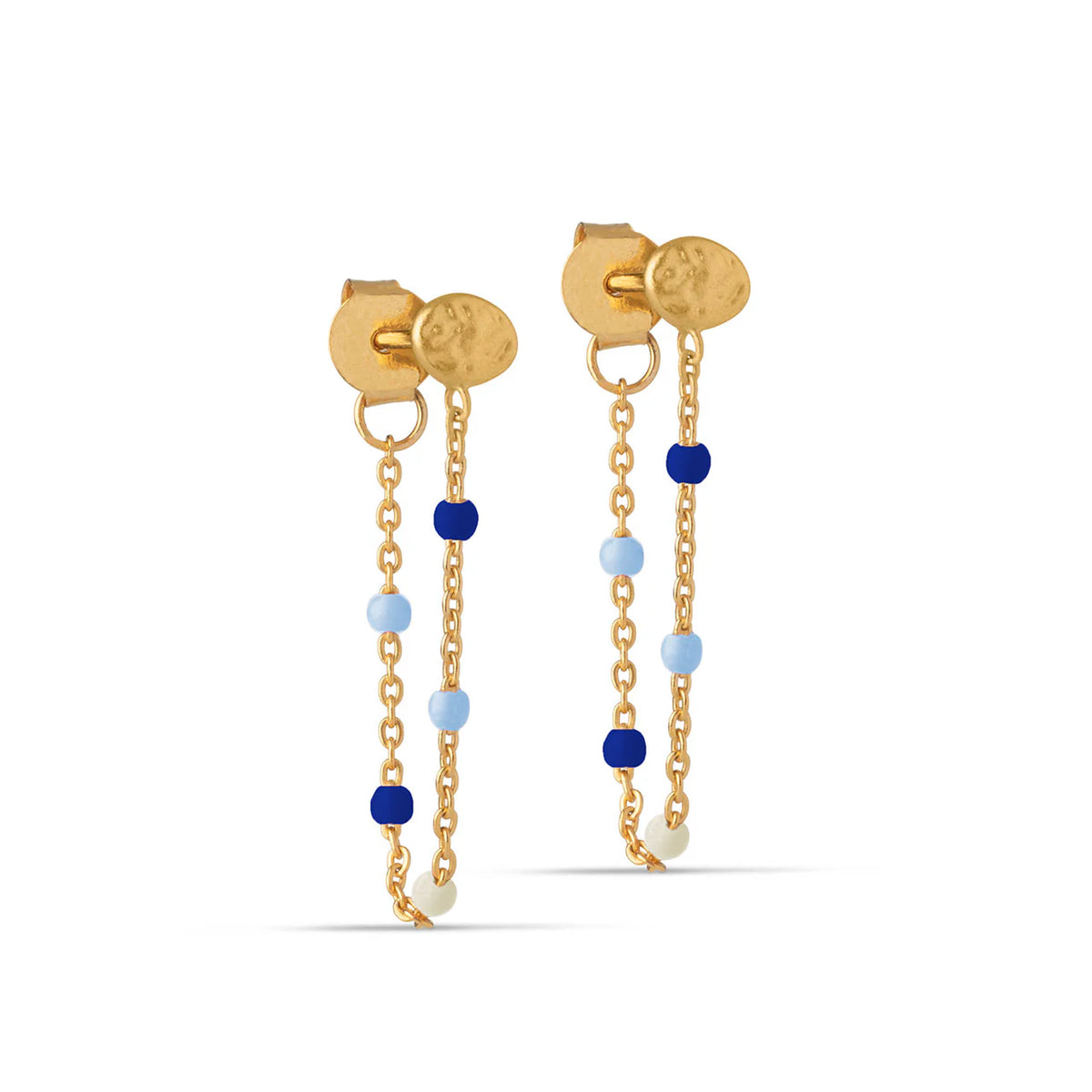 Enamel Copenhagen Lola earring in Marine Blue