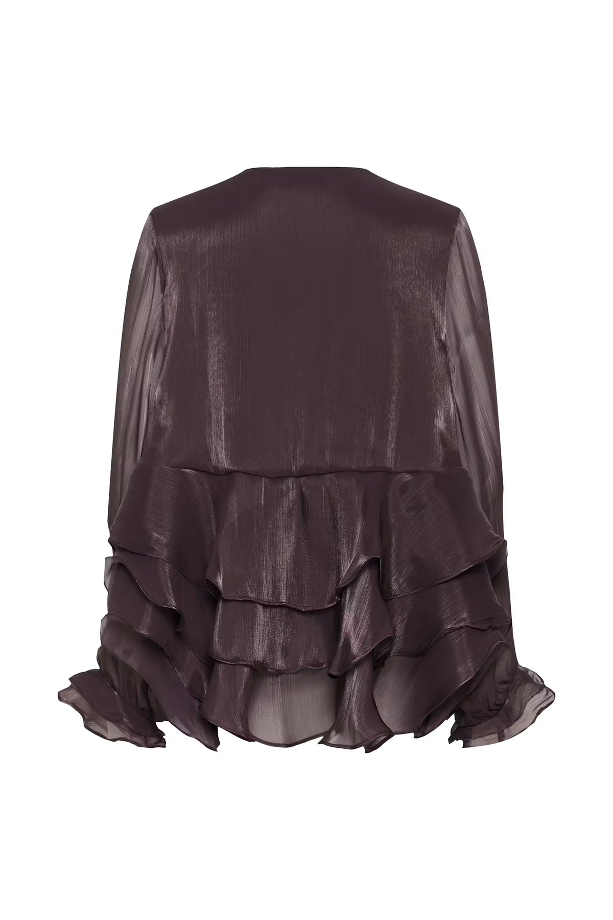 Gestuz Licie Blouse In Deep Plum