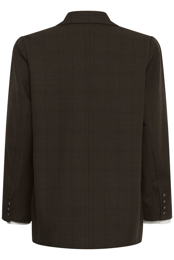 Gestuz Lavana Blazer in Brown Check