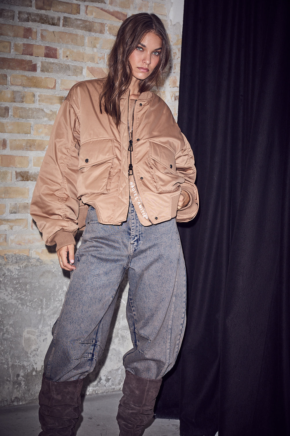 Haute L'Amite Bomber Jacket in Desert