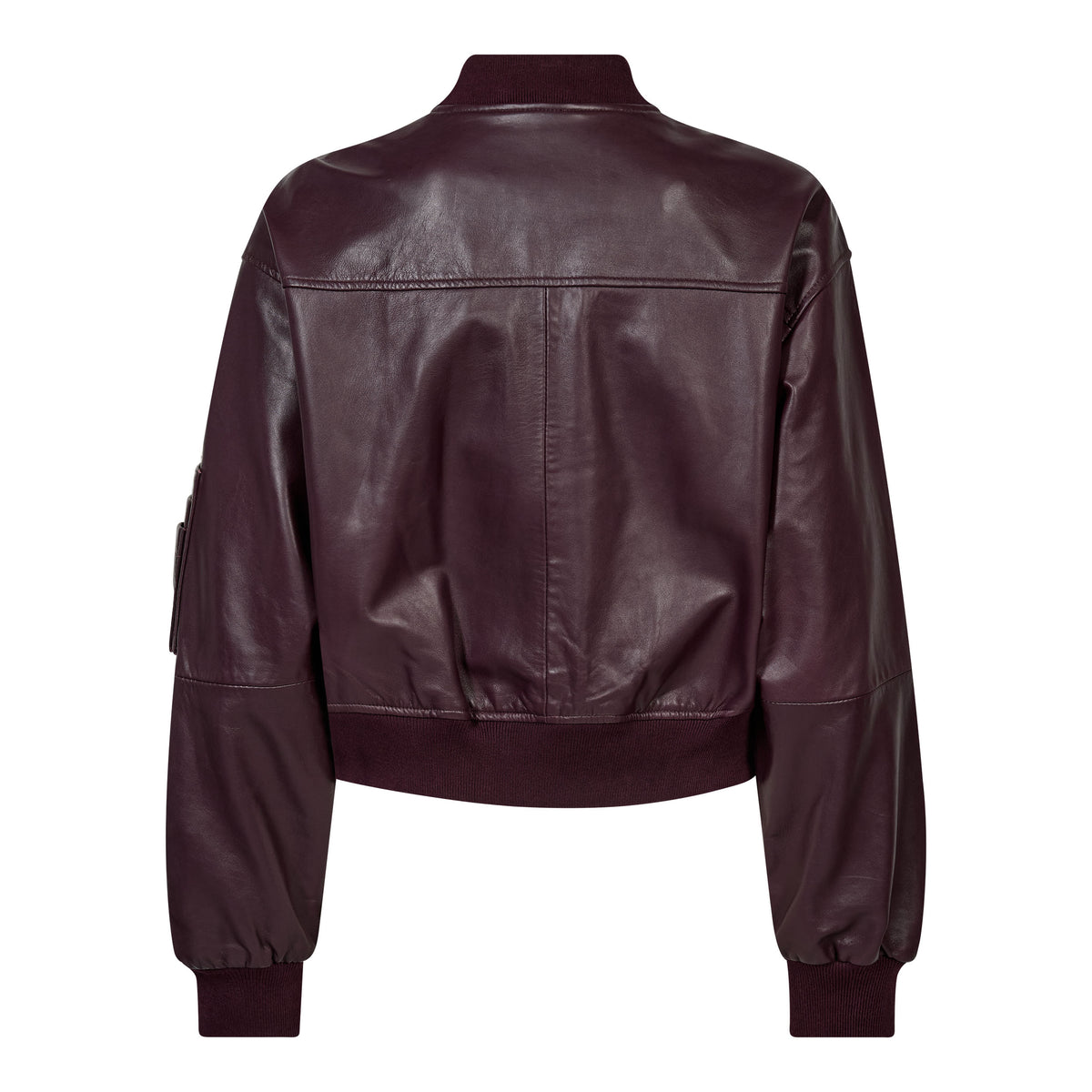 Haute L'Amite Yasmin Leather bomber Jacket
