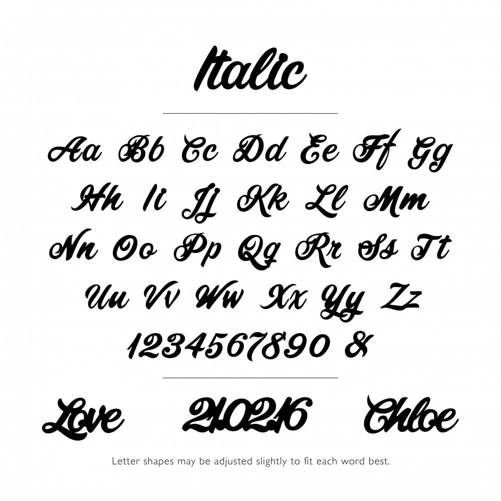 HD x Tasha Ghouri Personalised Necklaces