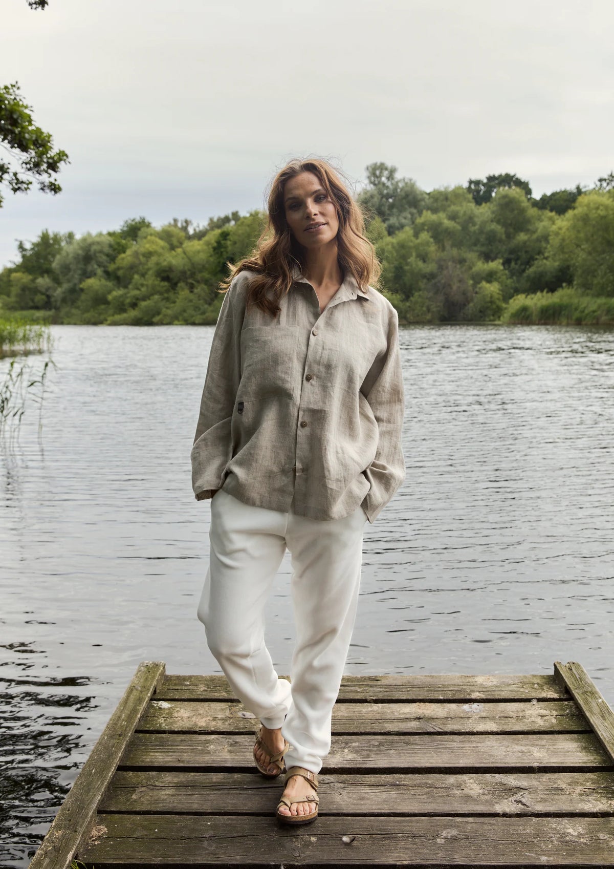 Henriette Steffensen Shirt in Nature 81000
