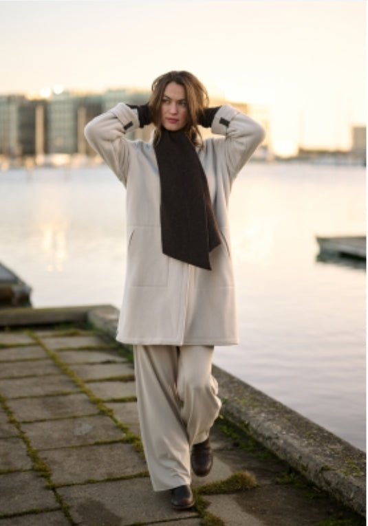 Henriette Steffensen Mini Scarf in Chocolate