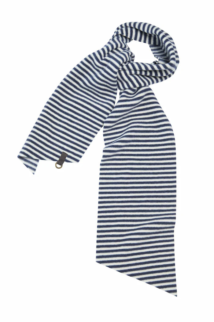 Henriette Steffensen Mini Scarf in Denim and Kit Stripe