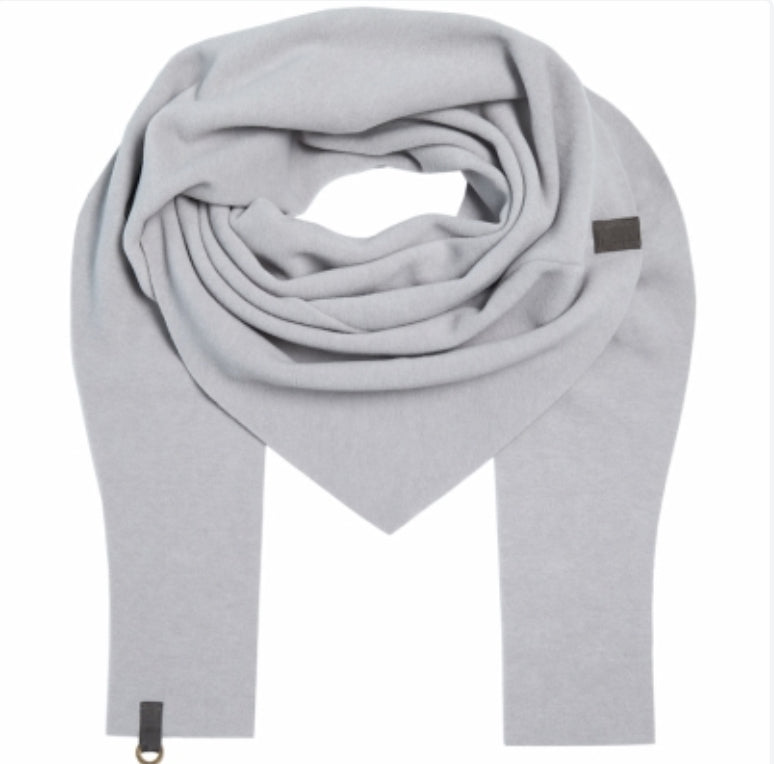 Henriette Steffensen Triangle Scarf in Light Grey