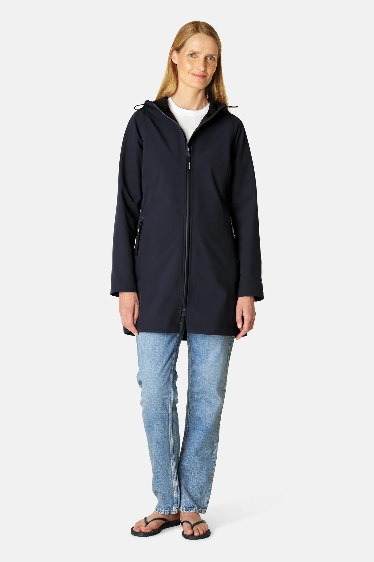 Ilse Jacobsen Daybreak 01 Raincoat in Dark Indigo