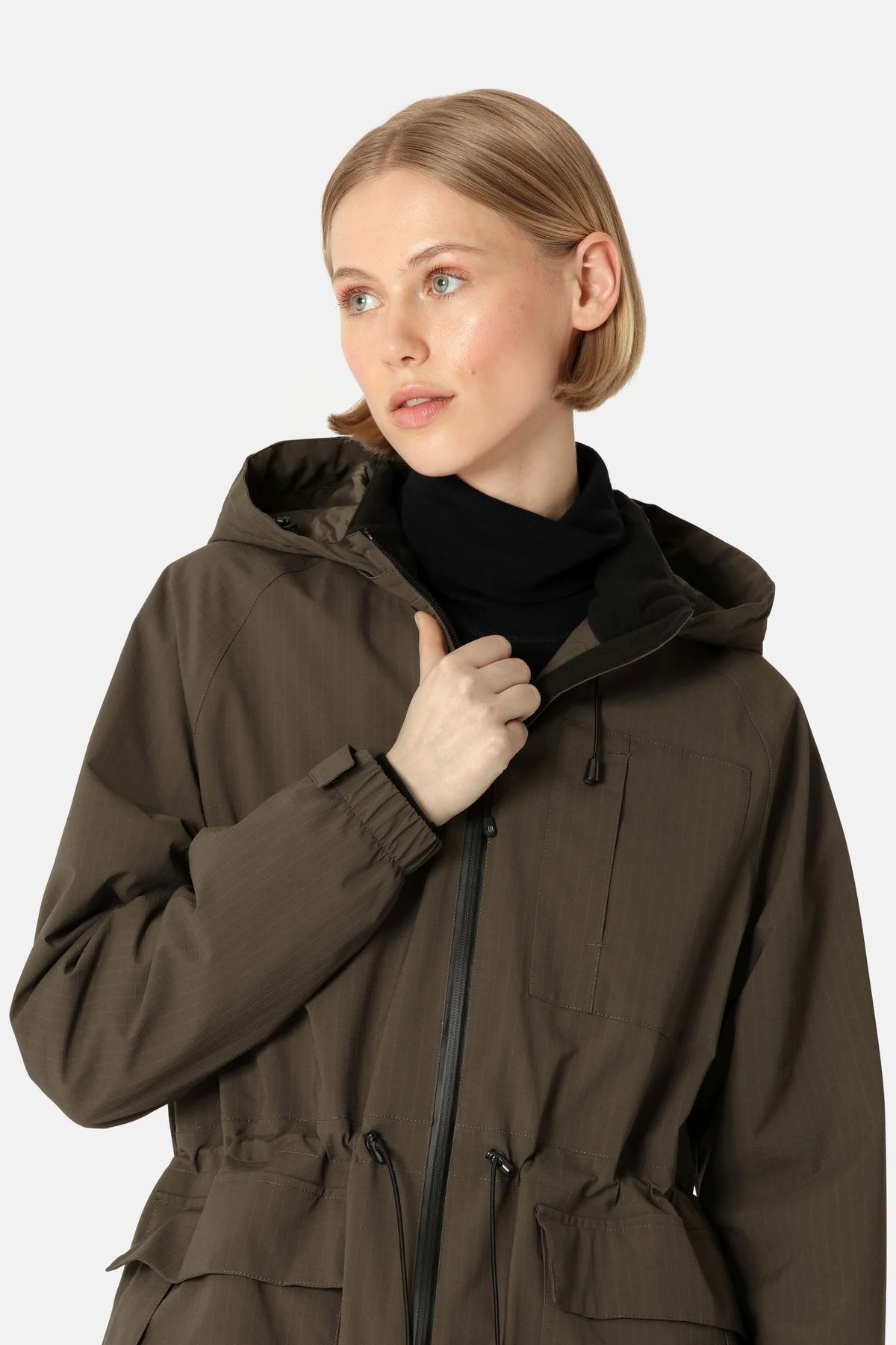 ilse Jacobsen Thermal 01 Raincoat in Wren