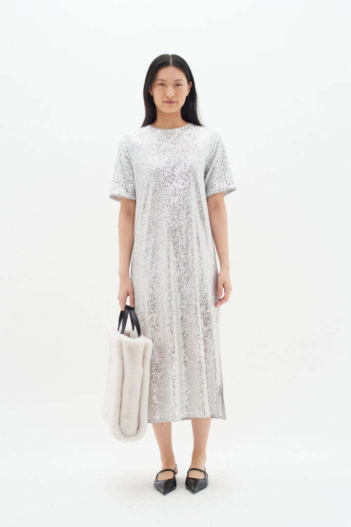 Inwear Barbara Long Dress in Silver