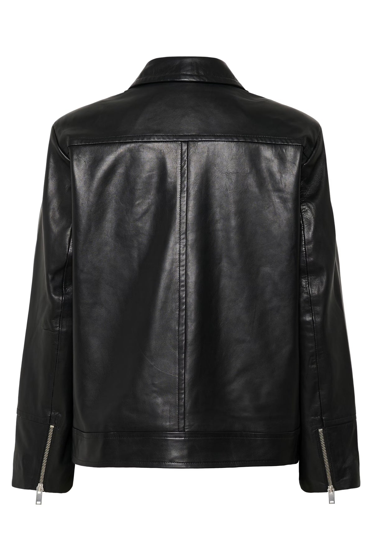 Inwear Brodie Leather Jacket in Black