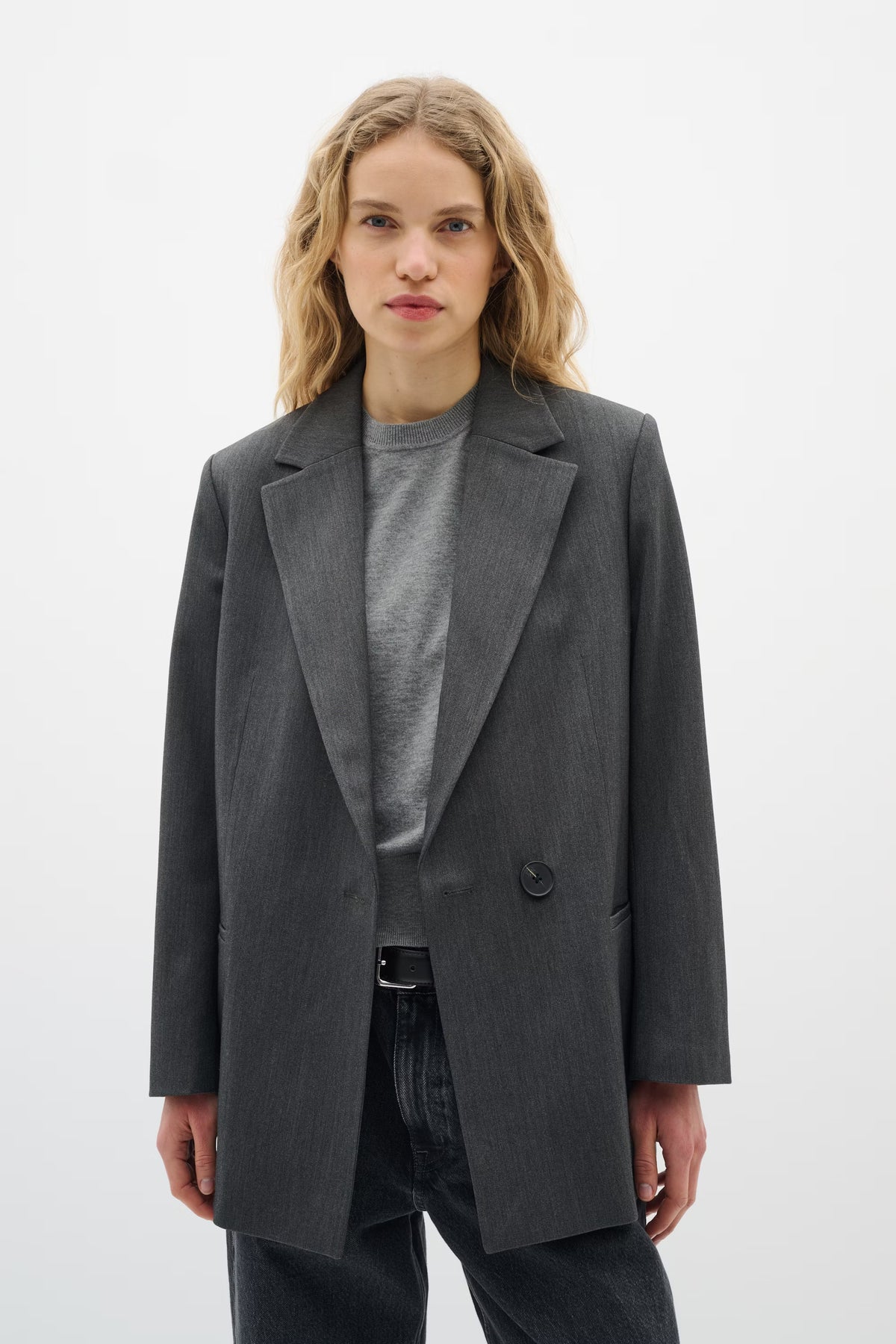 Inwear Brunilda Blazer in Charcoal Grey