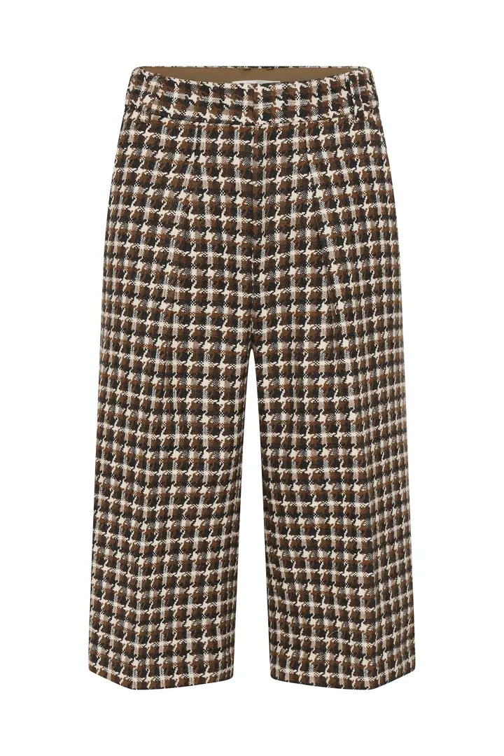 Inwear Carsonne Culotte Pant In Black And Brown