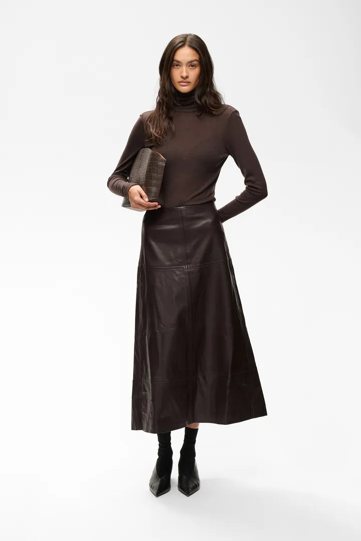 Inwear Celina Skirt In Chocolate Brown