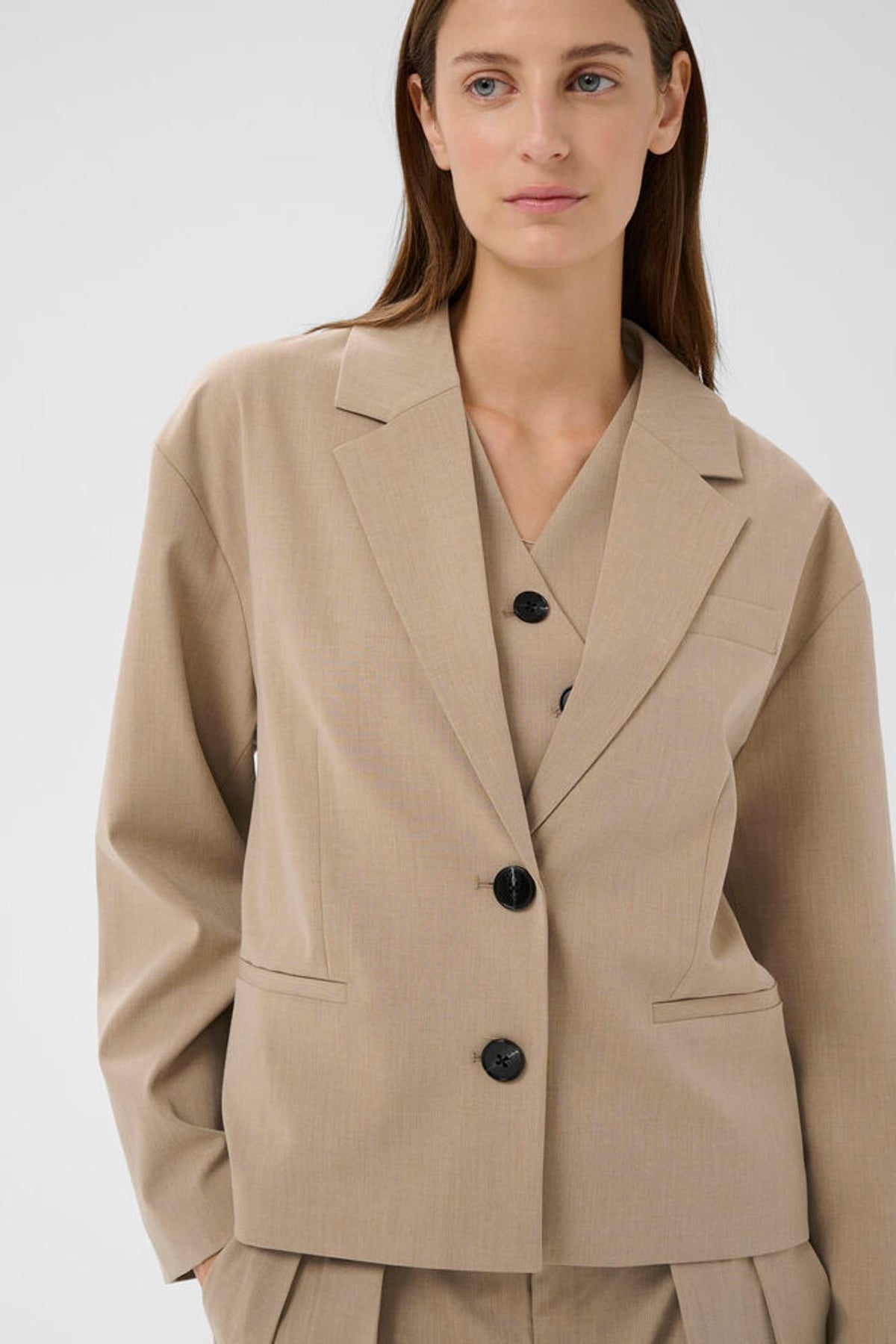 Inwear Sierra Blazer in Cornstalk Melange
