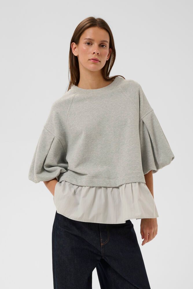 Inwear Dessy Top in Grey Melange