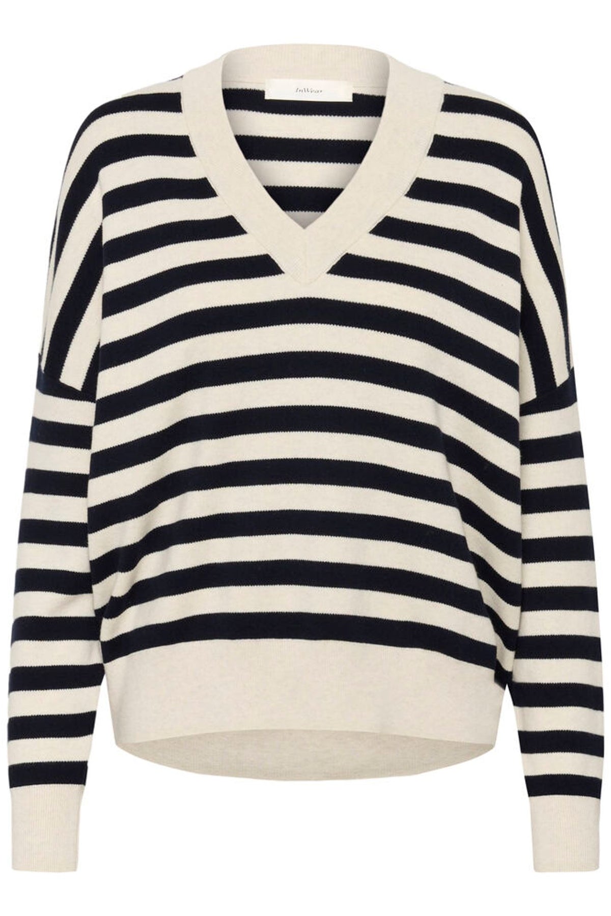 Inwear Faster Knit in Marine and Foster White Stripe