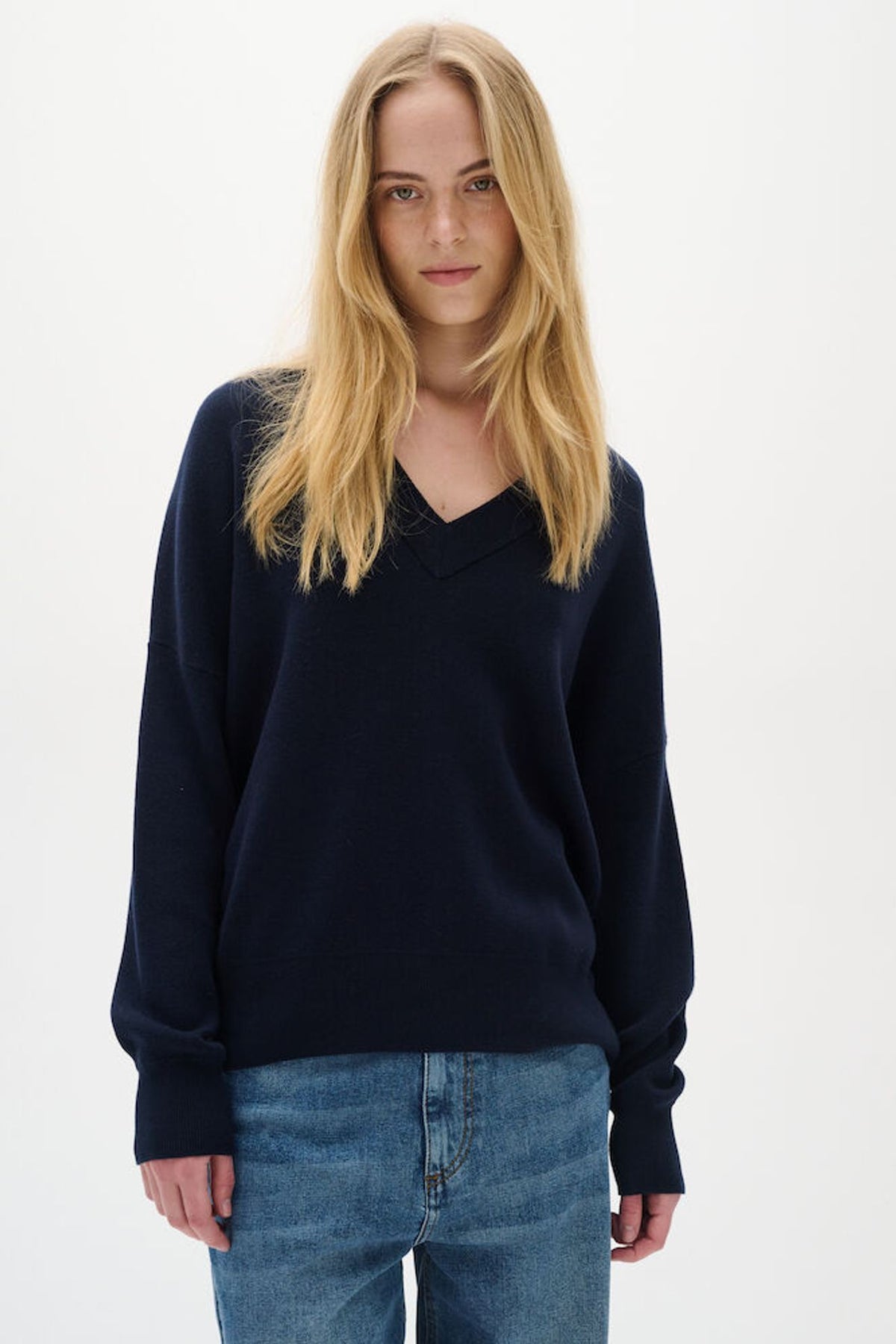 Inwear Foster Knit in Marine Blue