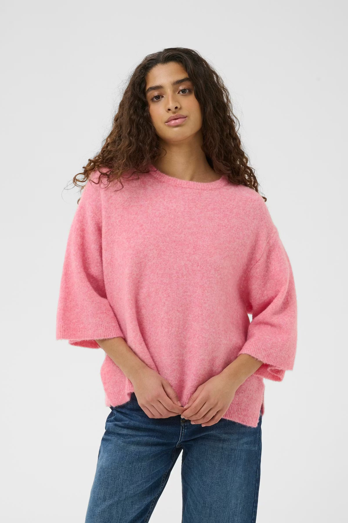 Inwear Guni Tee In Pink Carnation Melange