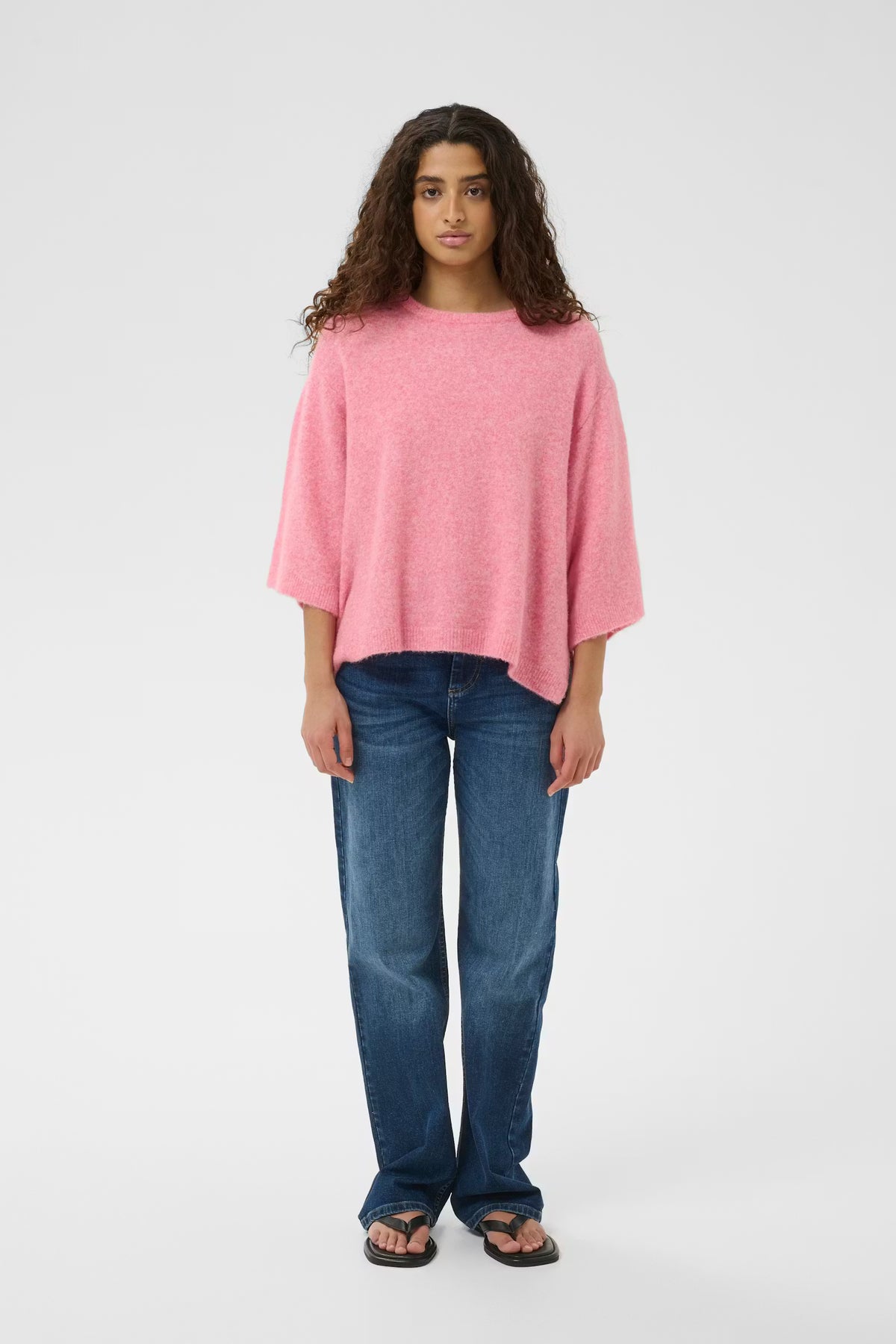 Inwear Guni Tee In Pink Carnation Melange