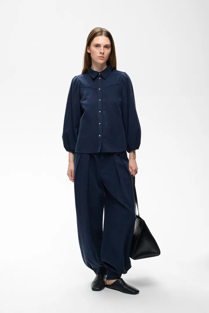Inwear Hessi Shirt In Midnight Blue