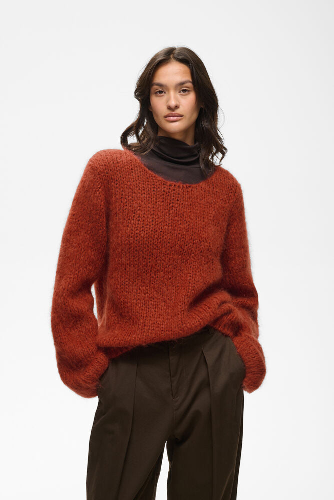 Inwear Jetra Pullover in Red Ochre