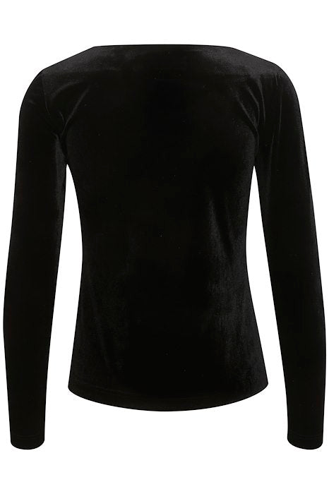 Inwear Jita Top in Black Velvet