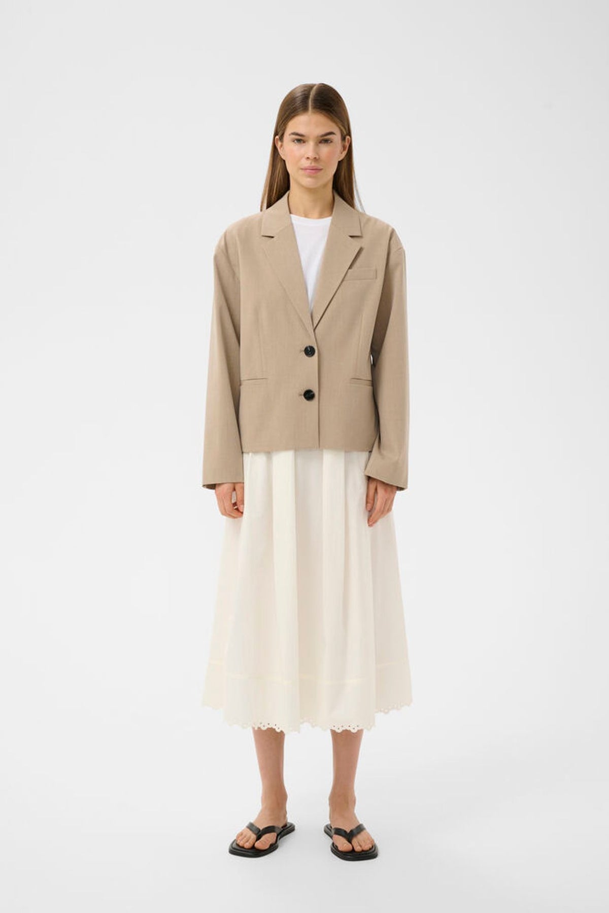 Inwear Lia Skirt In Whisper White