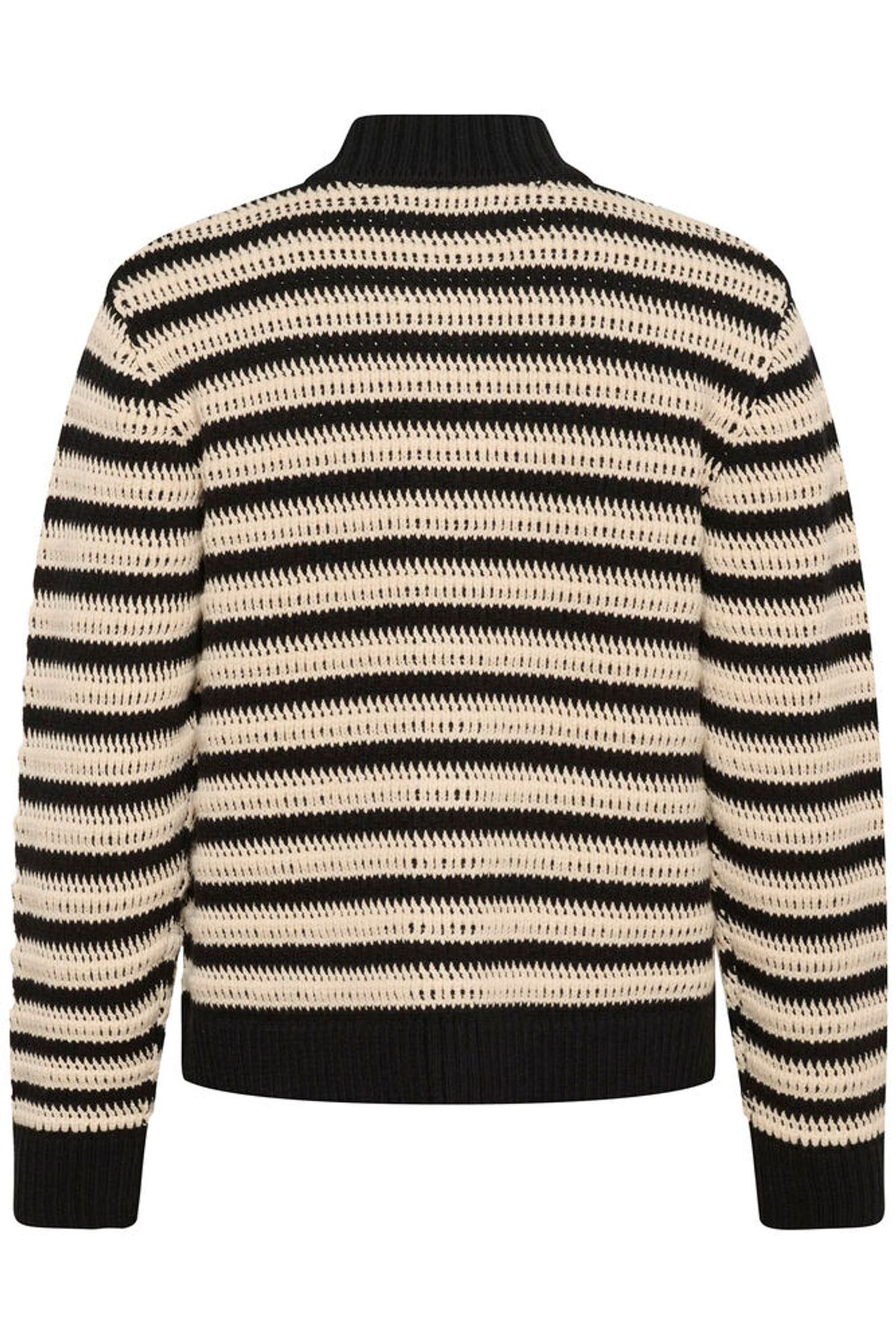 Inwear Moska Cardigan in Black And Whisper White