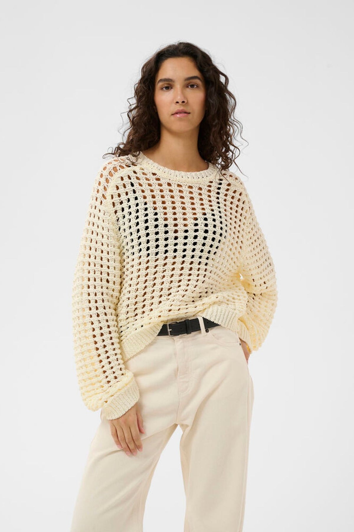 Inwear Mono Pullover In Whisper White