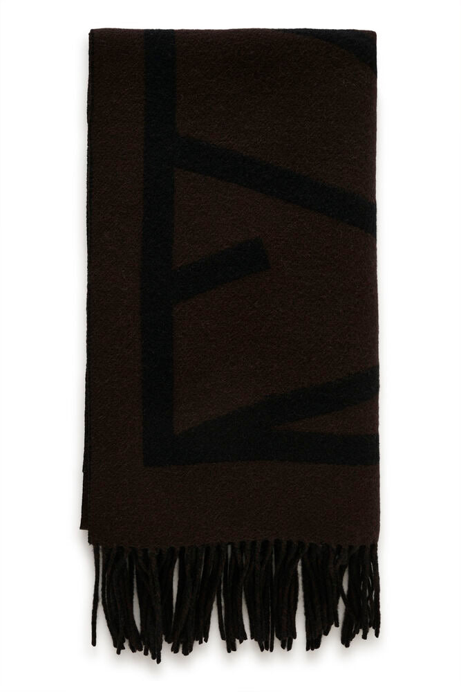 Inwear Myrthe Logo Scarf in Chocolate