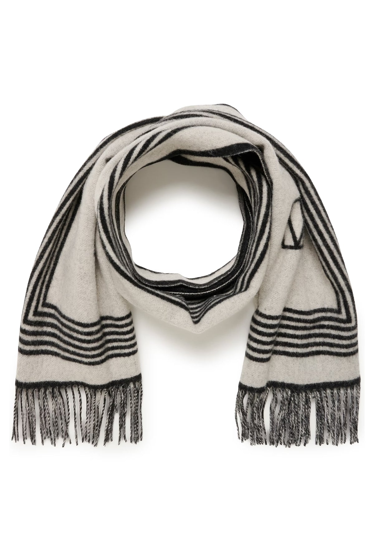 Inwear Myrthe Logo Scarf in Whisper White