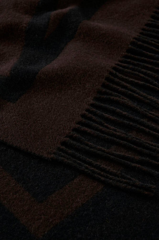 Inwear Myrthe Logo Scarf in Chocolate