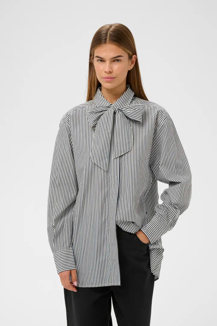 Inwear Natalja Shirt in Grey Stripe