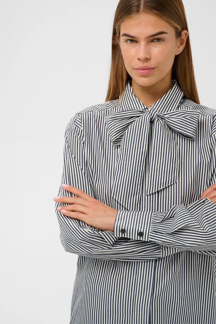 Inwear Natalja Shirt in Grey Stripe