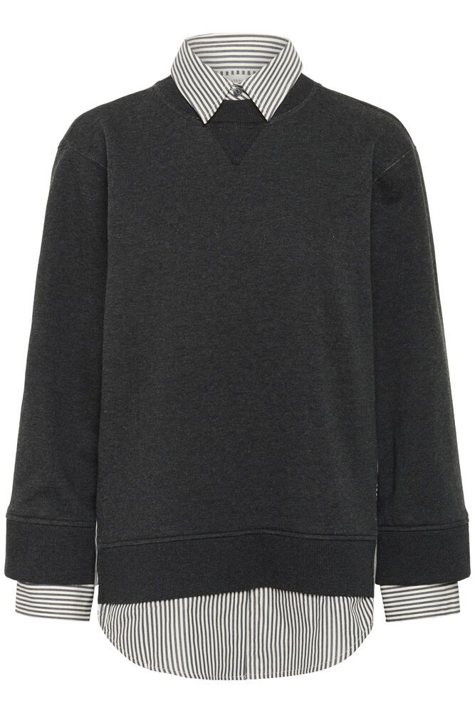 Inwear Natalja Sweatshirt in Charcoal Grey