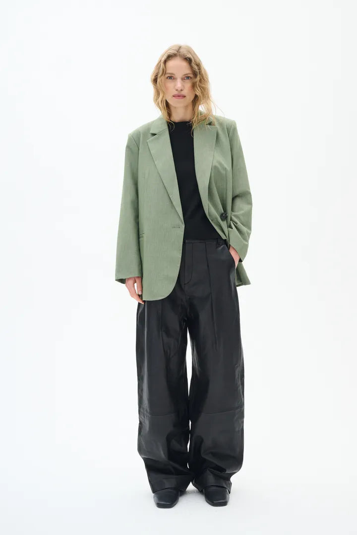 Inwear Naxa Belt Blazer in Agave Green