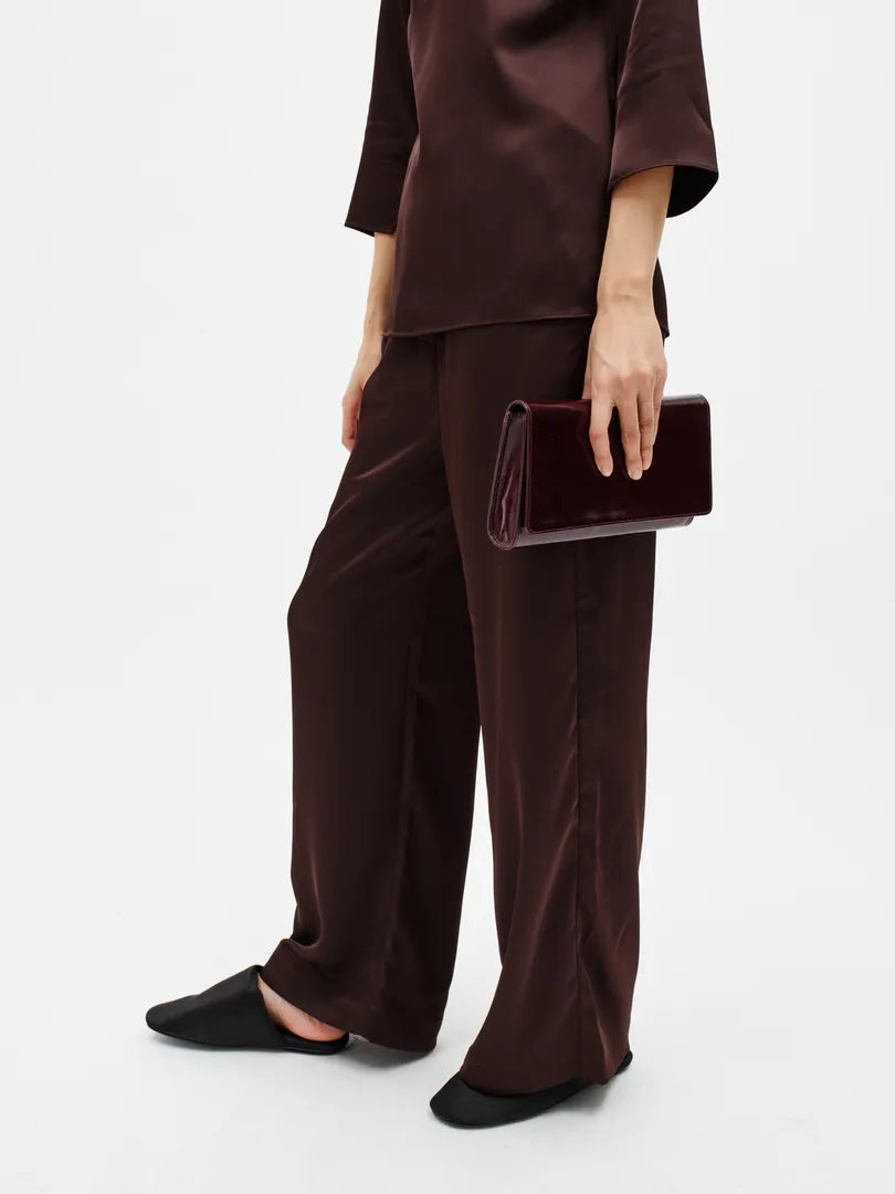 Inwear Olive Trousers In Chocolate Brown