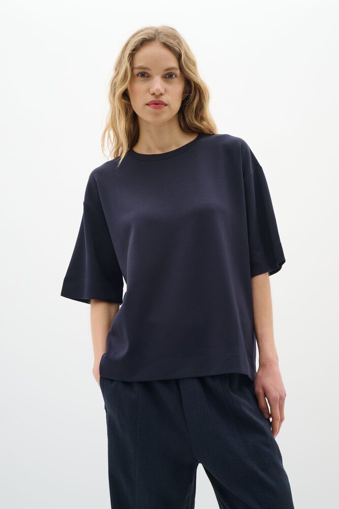 Inwear Pannie Oversized T-Shirt in Marine Blue